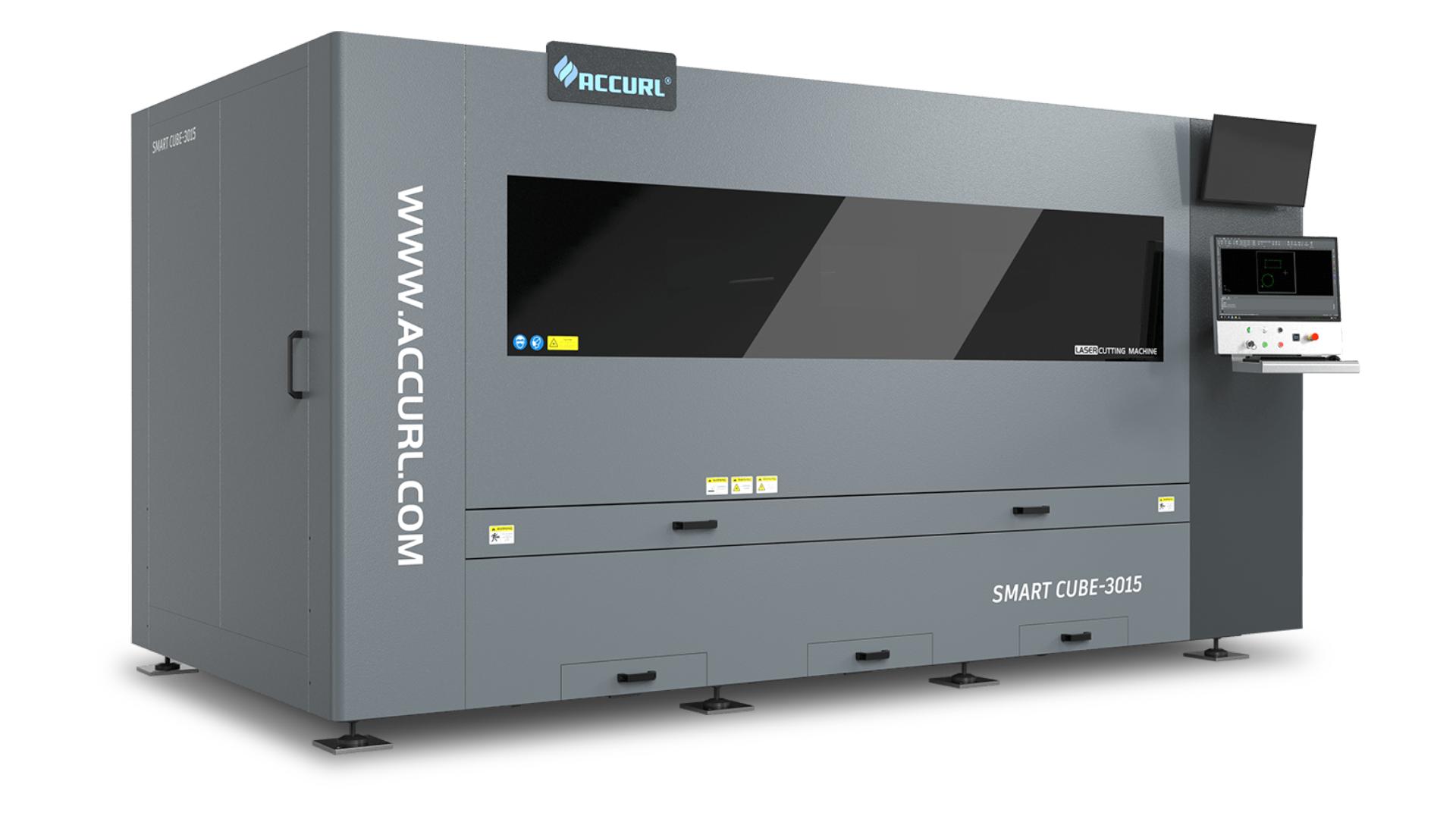 At the Blechexpo trade fair in Stuttgart at the end of October, ACCURL Europe will be presenting the compact laser performer SMART Cube. The fiber laser cutting system for sheet metal processing of formats up to 3,000 x 1,500 mm impresses with high efficie