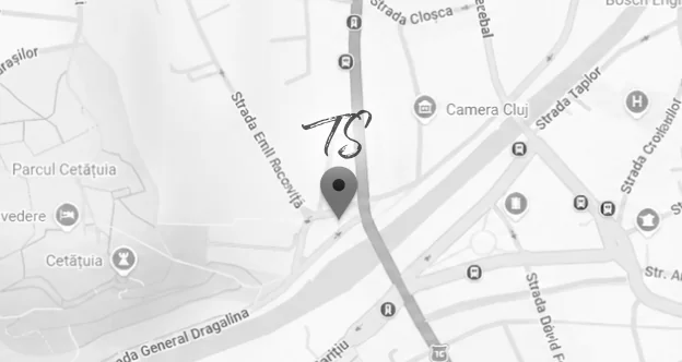 Hartă cu zona biroului TSA.LAW