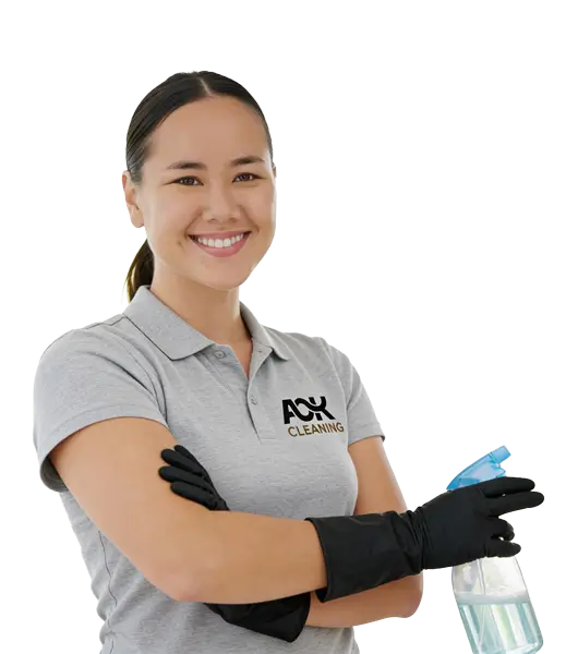 A OK Cleaning professional cleaner ready to service a Sydney home or business
