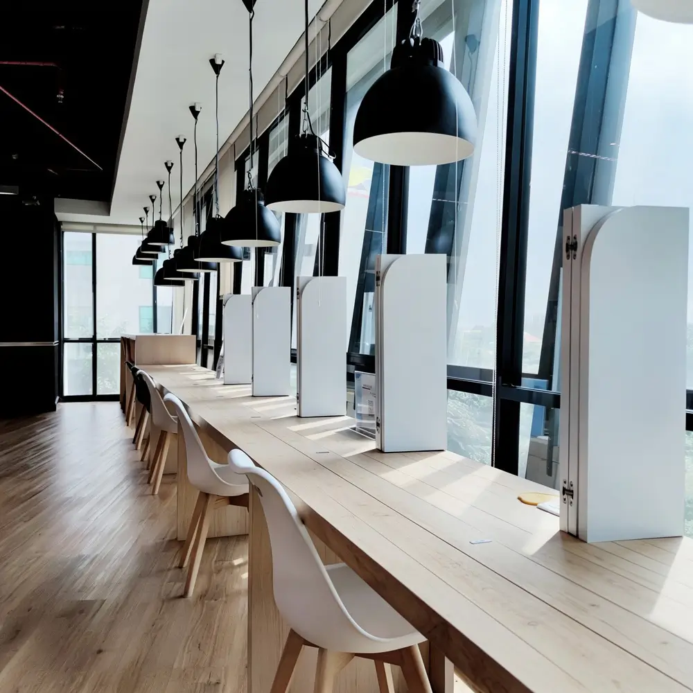 Clean modern commercial office space in Sydney serviced by A OK Cleaning
