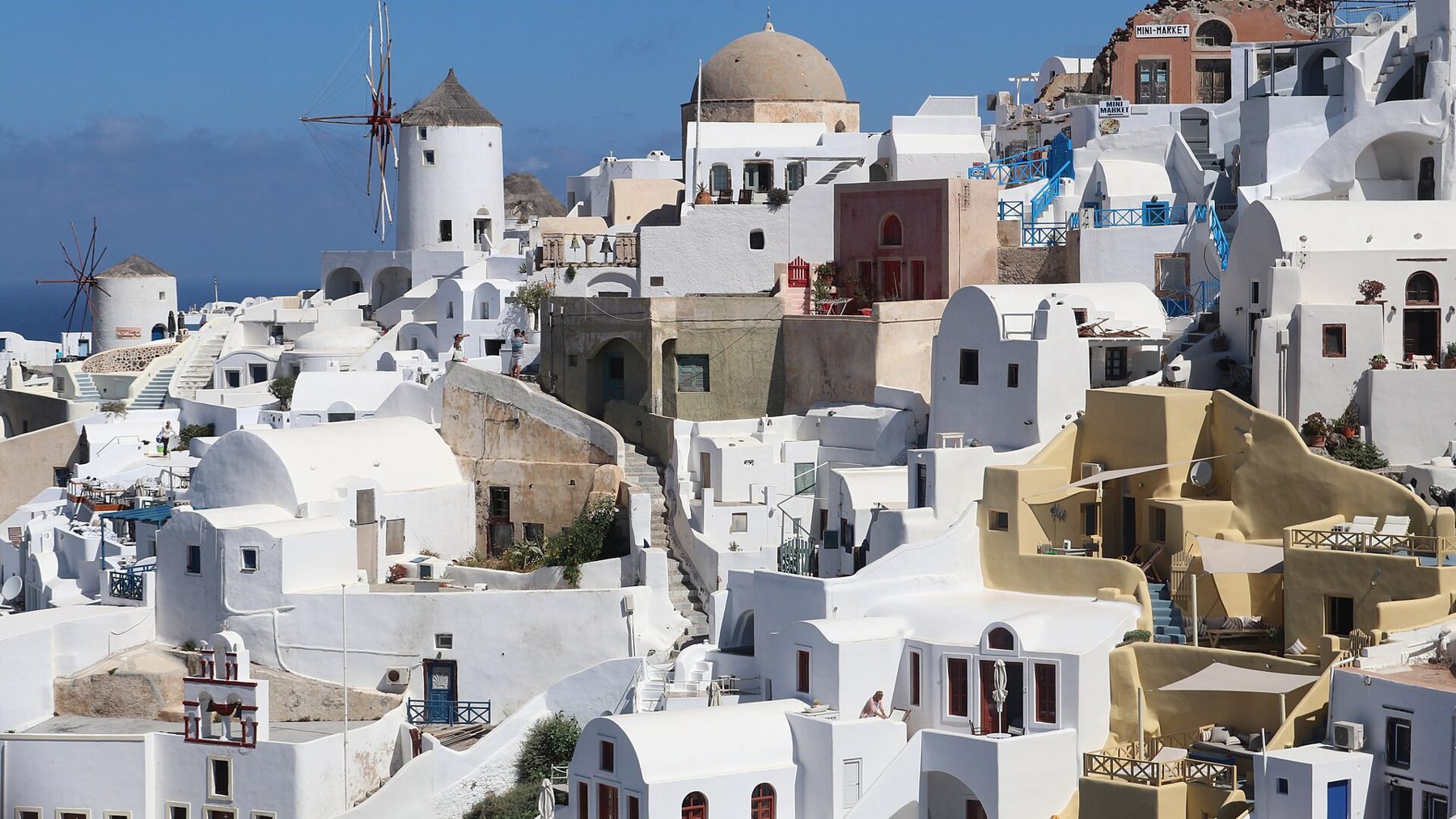 The village of Oia on Santorini