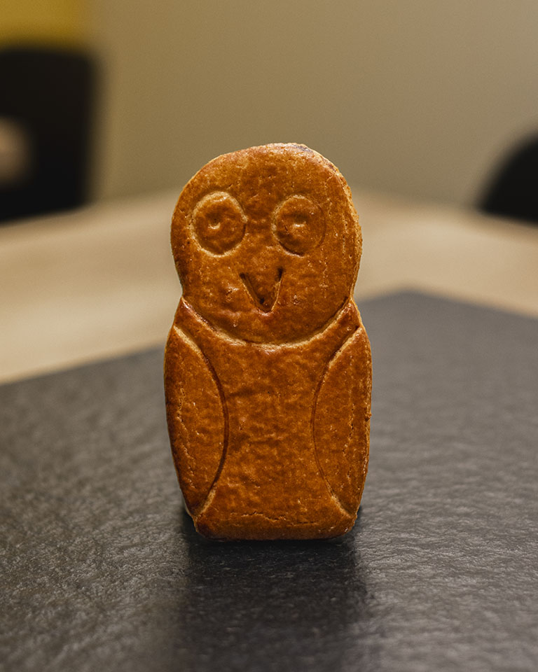 Vriendschaps uitlje is een koek van zandeeg enkel bij 't Oventje
