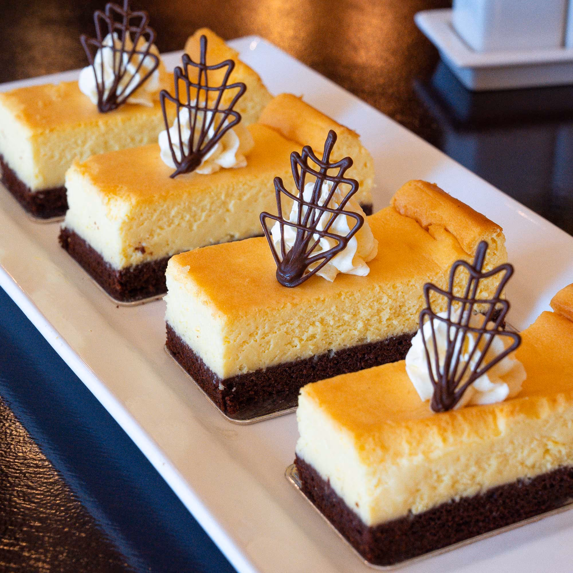 Cheesecake slices from Corner Cafe