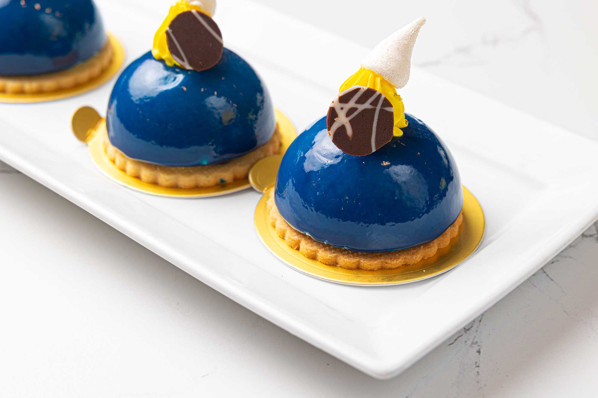 Individual mousse desserts from Corner Cafe in Nadi