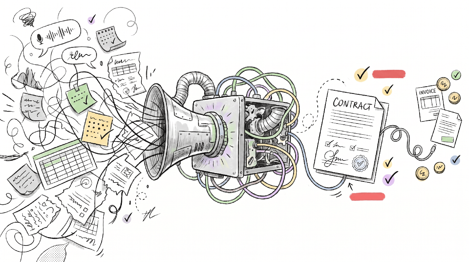 AI proposal system illustration, Ace Workflow