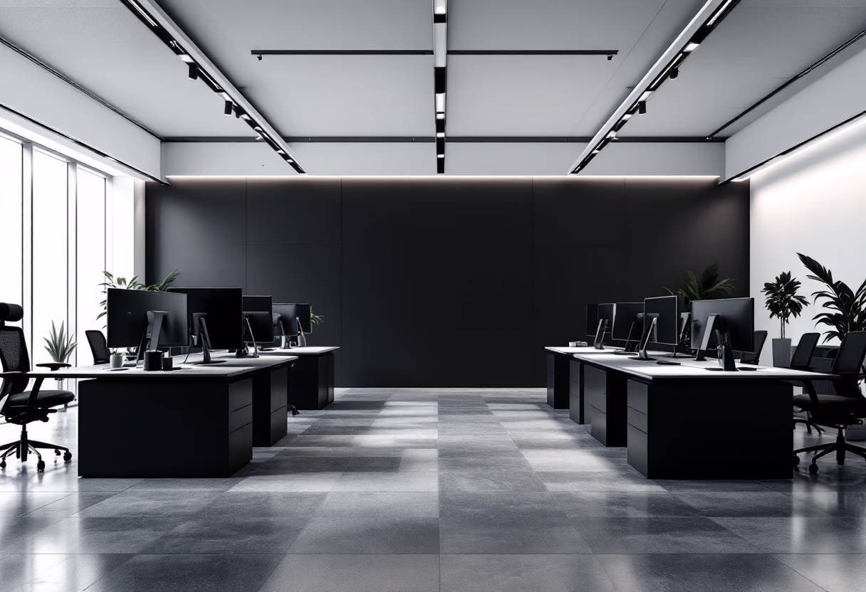 [background image] open office environment for an ai cybersecurity company