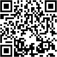 Schwarzer und weißer QR-Code auf weißem Hintergrund.