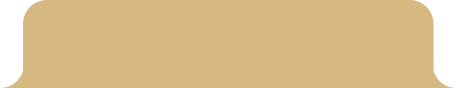 Beige banner with rounded corners and upward-pointing edges on both sides.