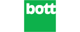 Bottle-shaped logo with white text on green background.