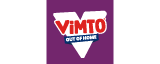 Vimto logo with text 'Vimto Out of Home' on a purple background.