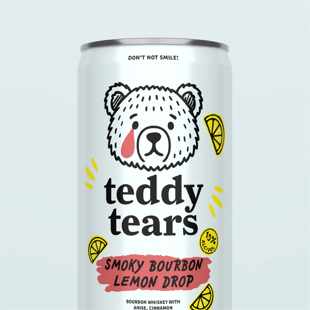 Teddy Tears Beverage Design by DigiMade Studios