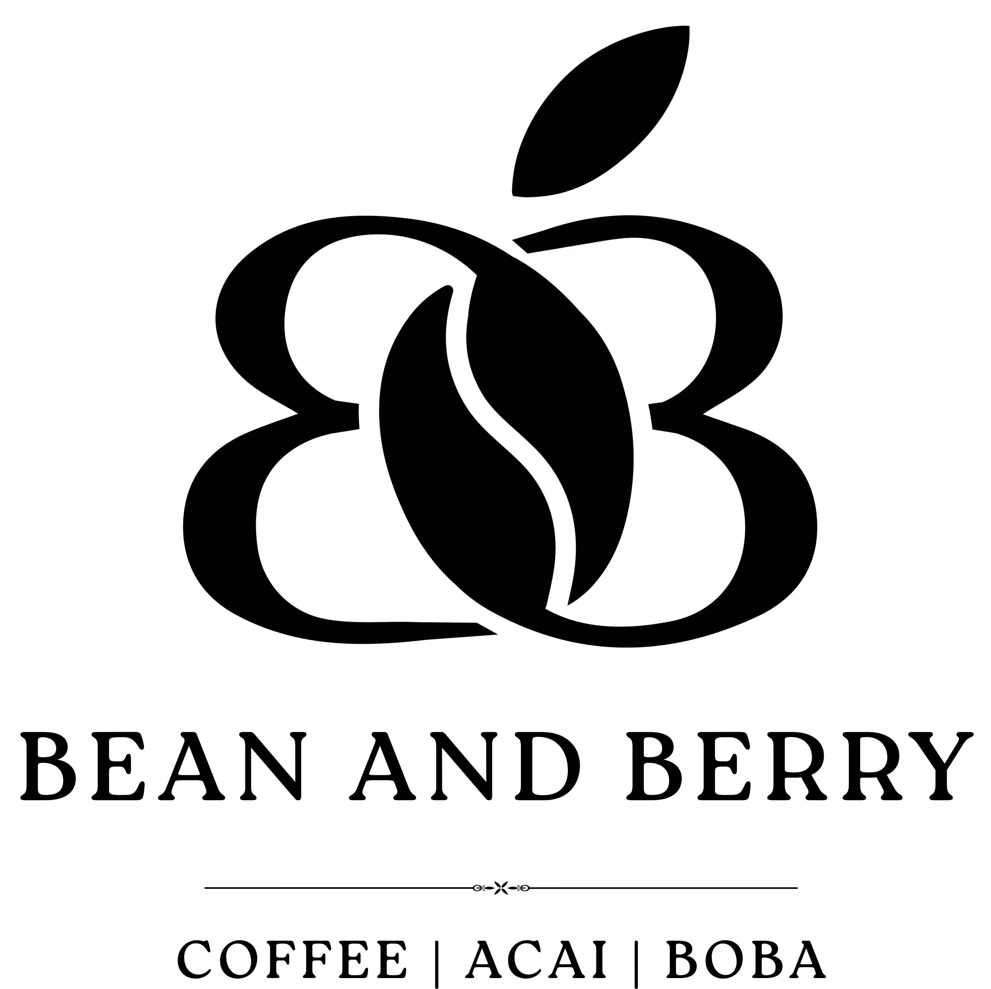 Bean and berry logo