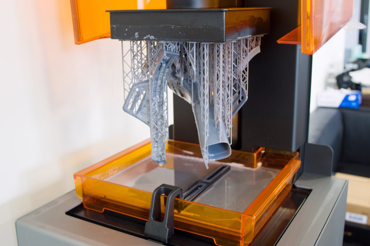 image depicting a resin 3d printer