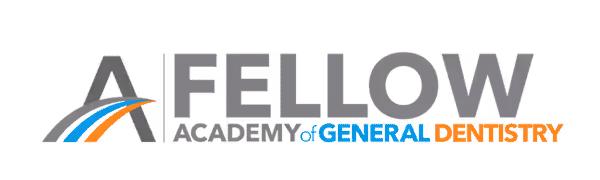 Logo of Academy of General Dentistry with stylized A and colored text.