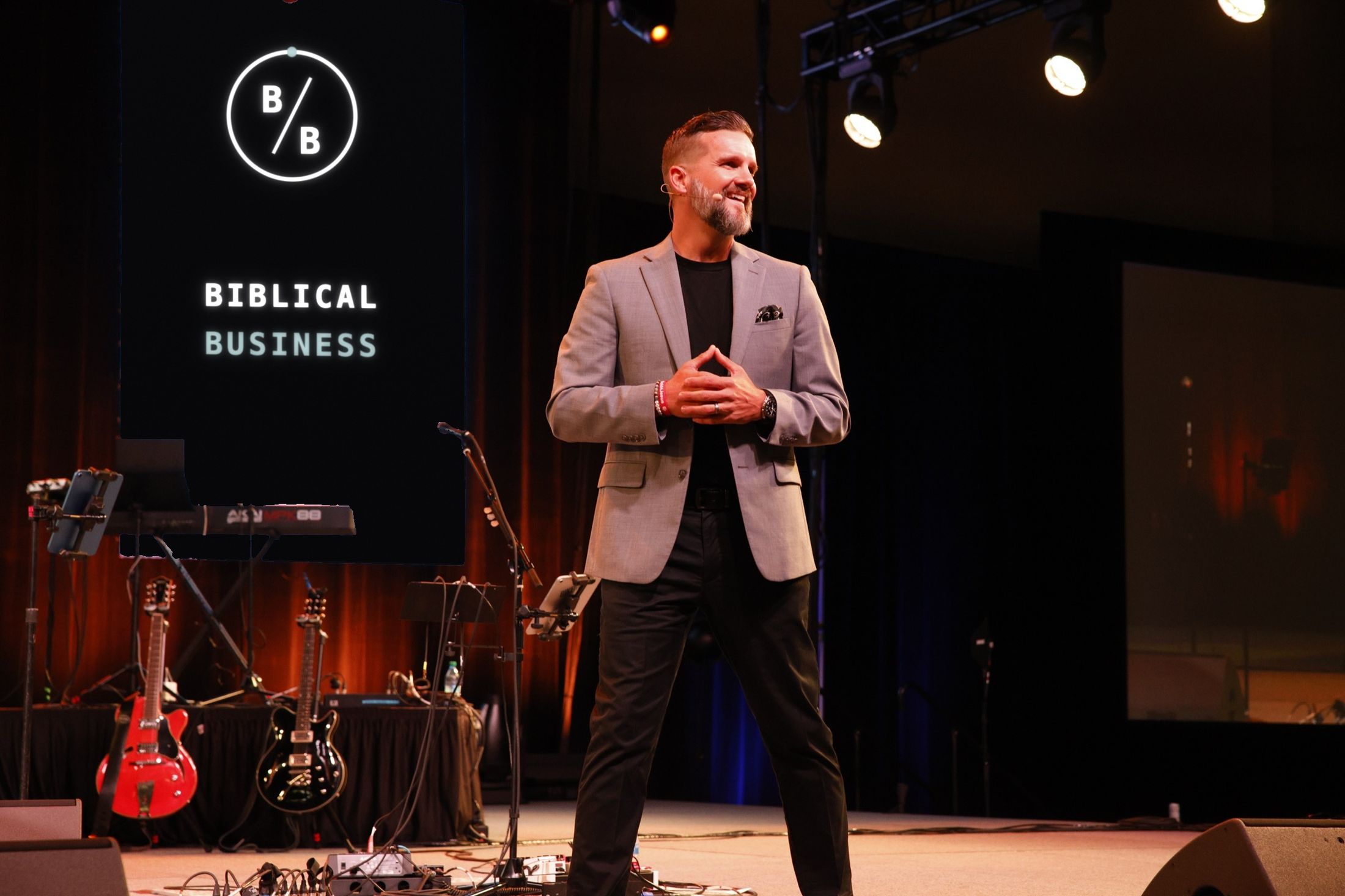 Adam Weisner on stage
