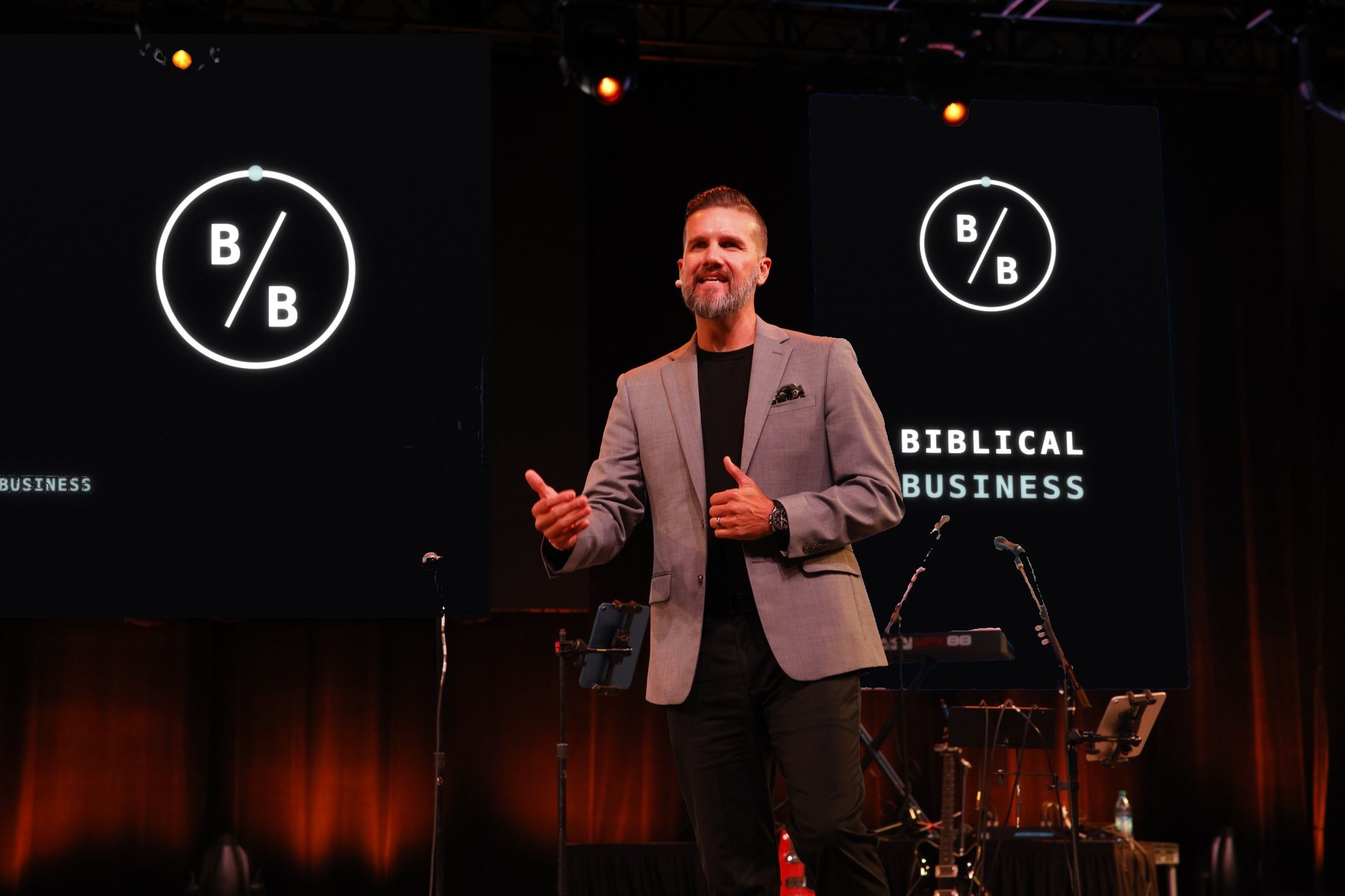 Biblical Business · on stage