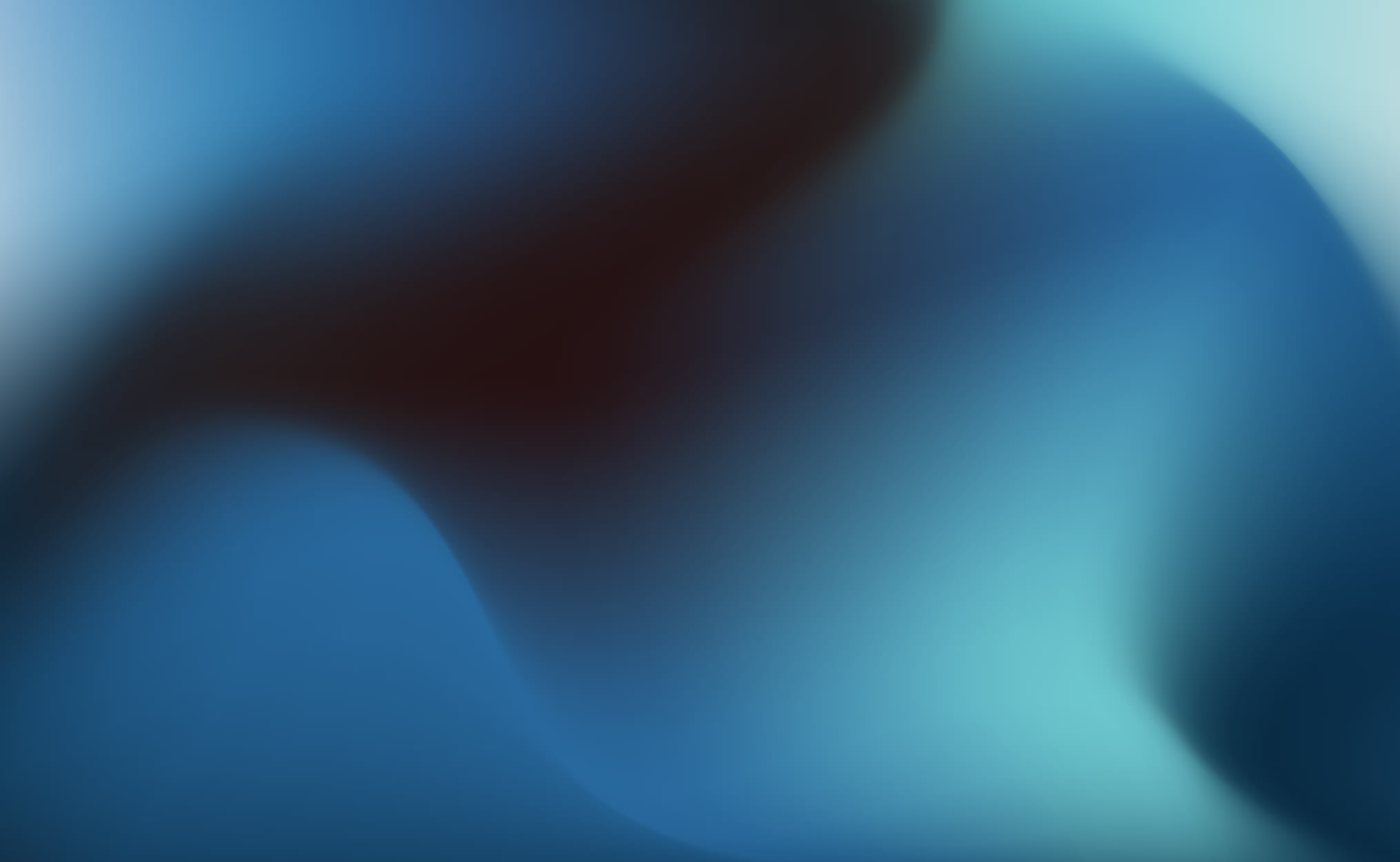 Abstract gradient background with smooth blue and black blurred shapes.
