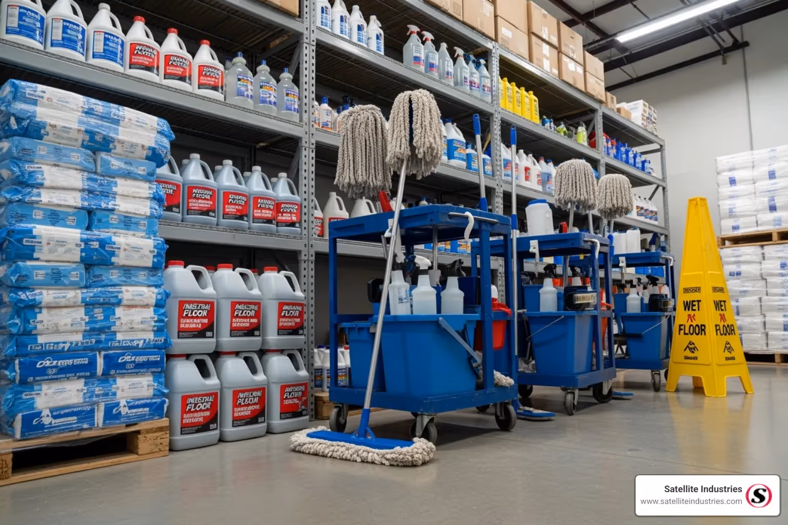 Satellite Industries chemical products - Industrial sanitation products