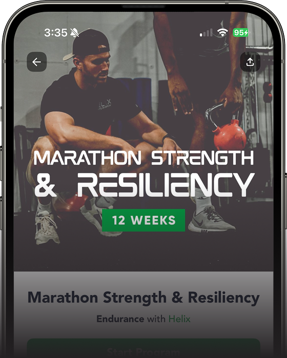 Marathon strength and resiliency program