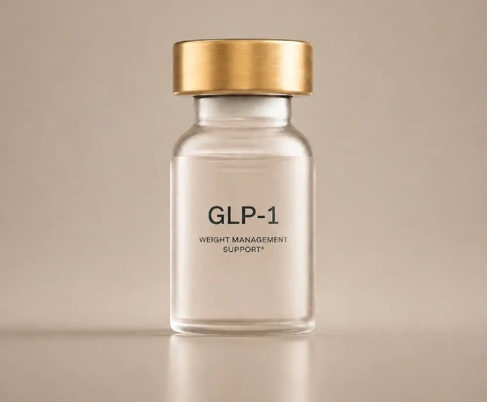 An image of a GLP-1 bottle.