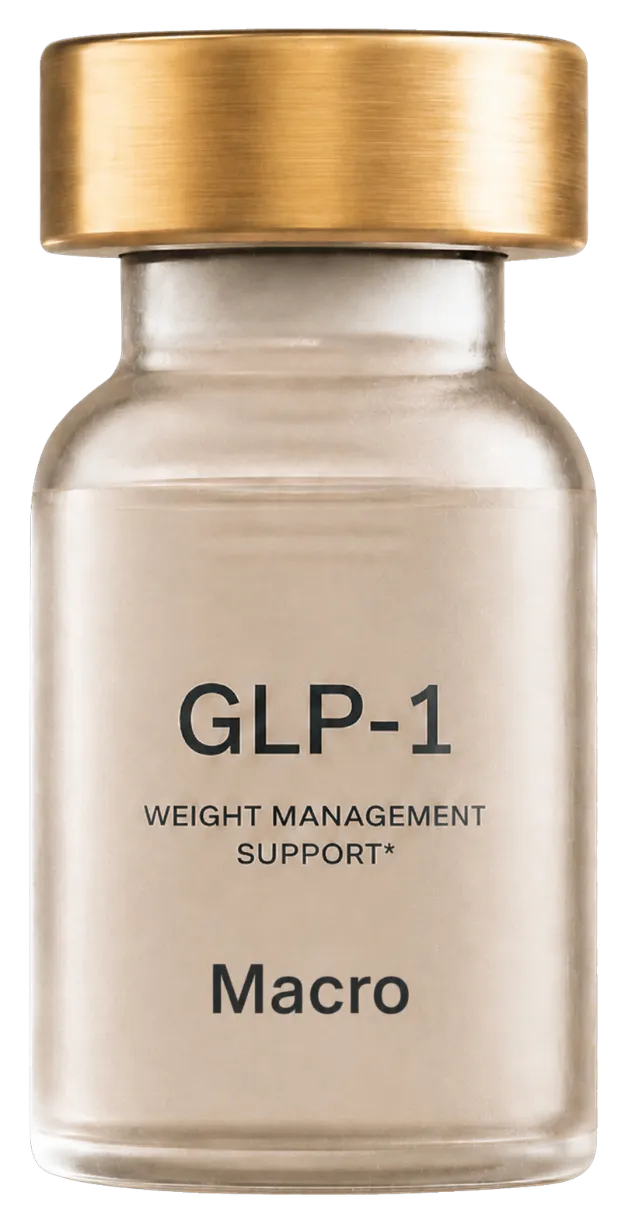 An image of a GLP-1, Macro bottle.