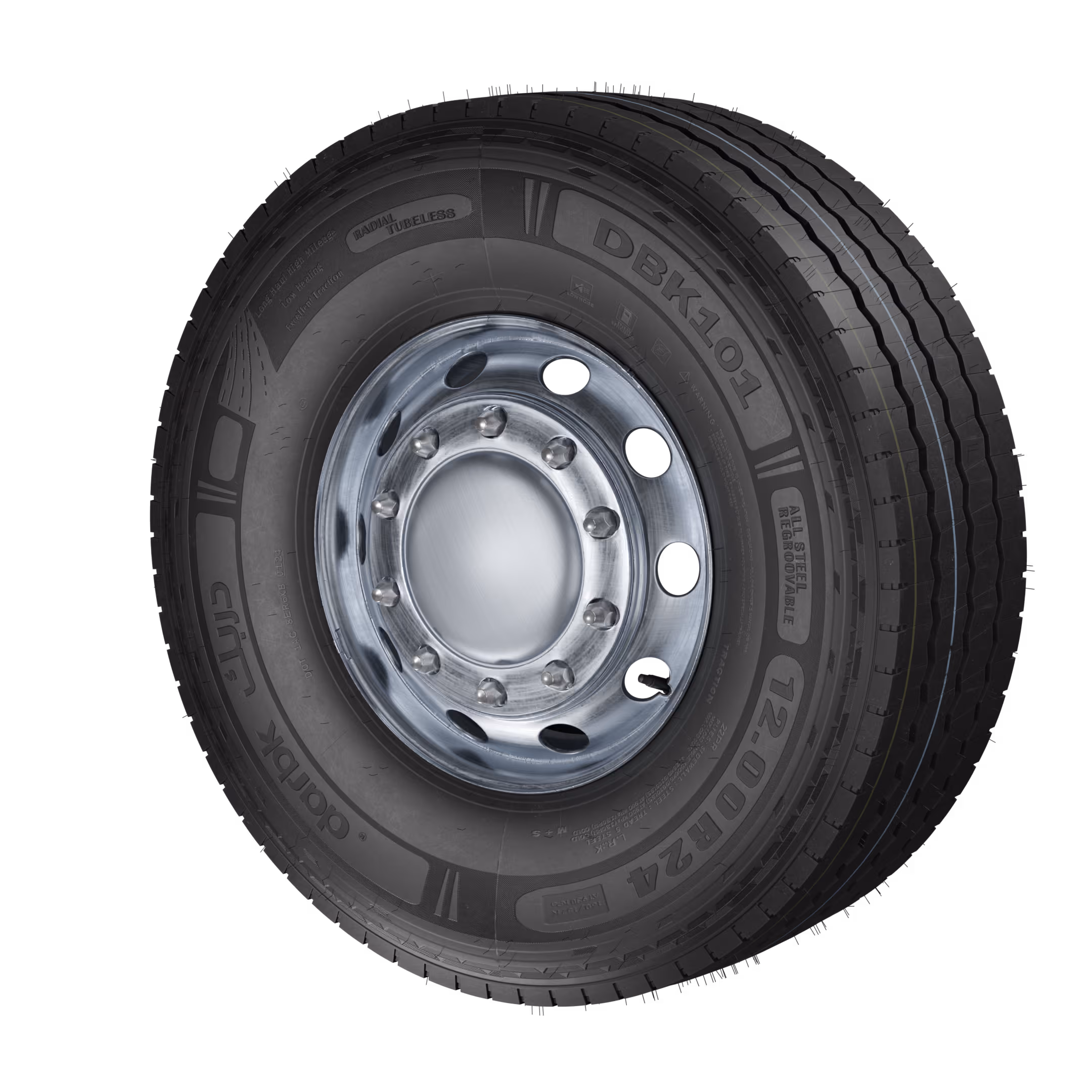 The Darbk Marn Tread tire is the smart choice for demanding transport tasks. It features an engineered Z-tread, reinforced steel structure, and an improved rubber compound that delivers high field capability, along with official quality certification and Gulf standards approval.