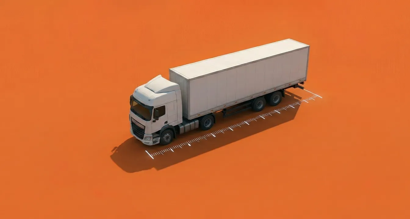 Discover the maximum permitted length for a two-axle truck, according to traffic regulations, and the key conditions to avoid violations during transport.