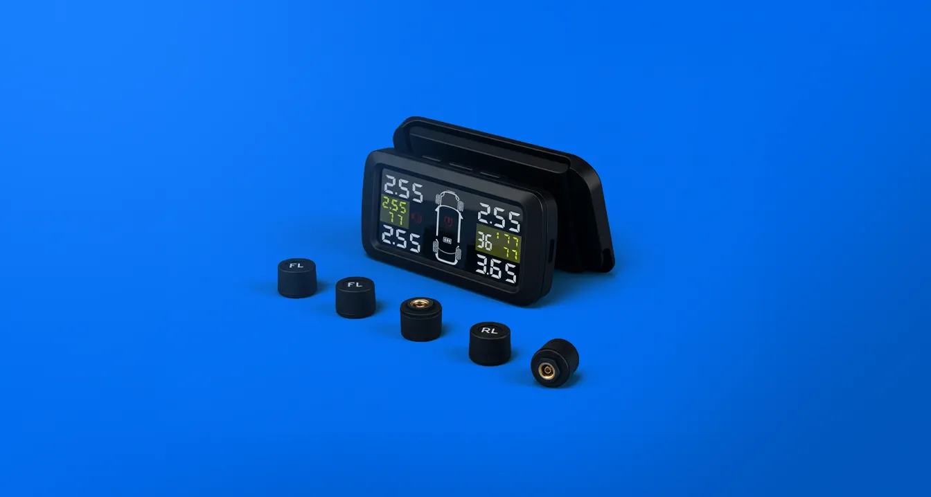 A Tire Pressure Monitoring System (TPMS) helps alert the driver when tire pressure is low, improving road safety and reducing fuel consumption and tire wear.