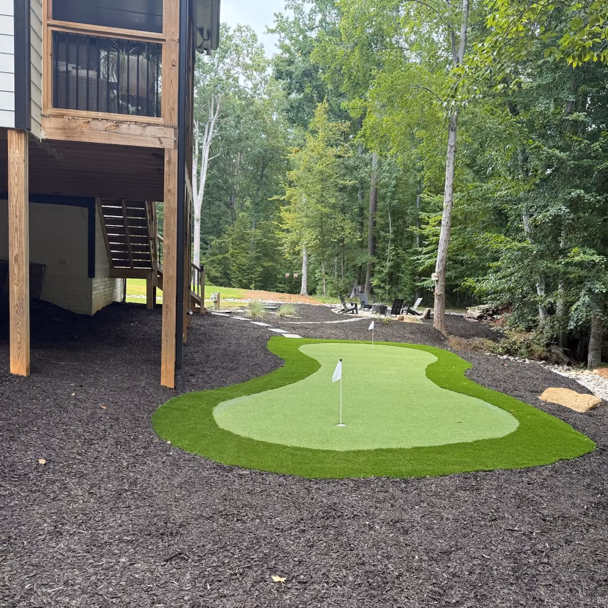 Custom hardscaping installation in Raleigh, North Carolina