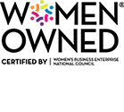 Women Owned certification, certified by the Women's Business Enterprise National Council