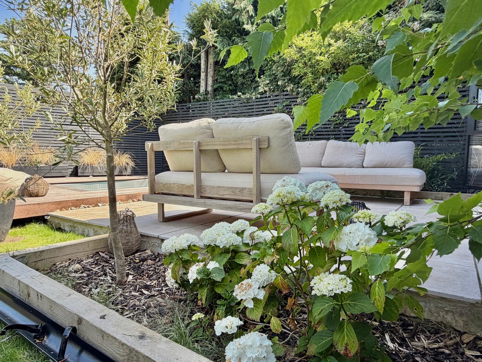 Rear Garden/Courtyard Area with Plunge Pool (Seasasonal)