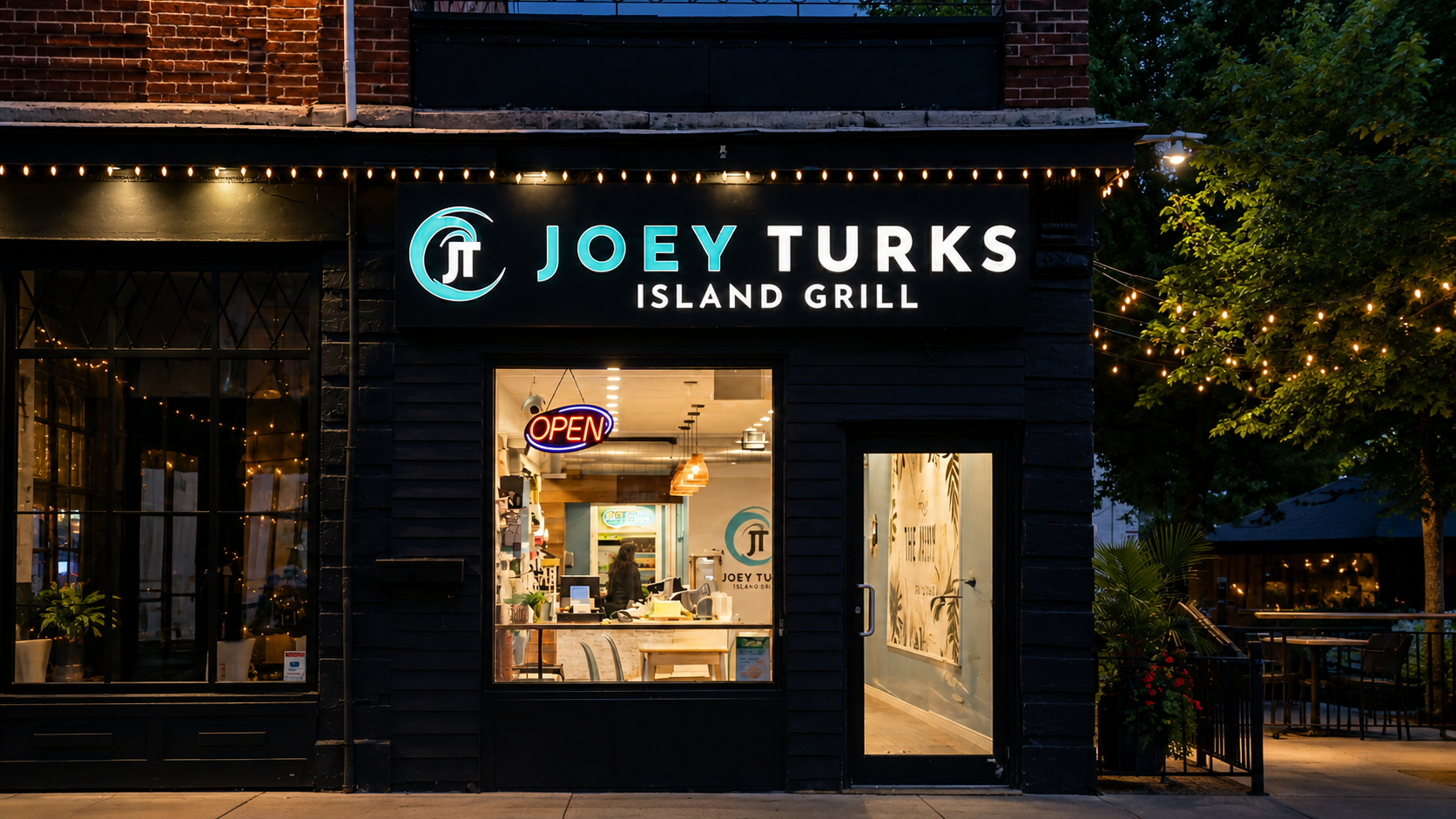Joey Turks Illuminated Restaurant Sign