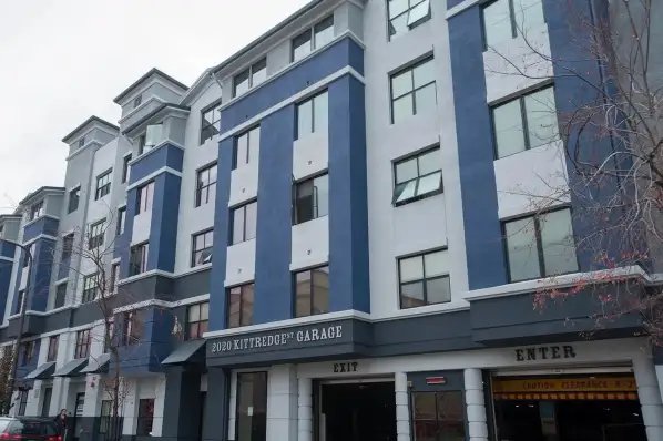 Exterior of apartments