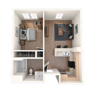 1BD, 1BTH B