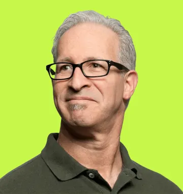 A man in glasses