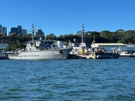 Balls Head Bay — HMAS Waterhen & MV Cape Don