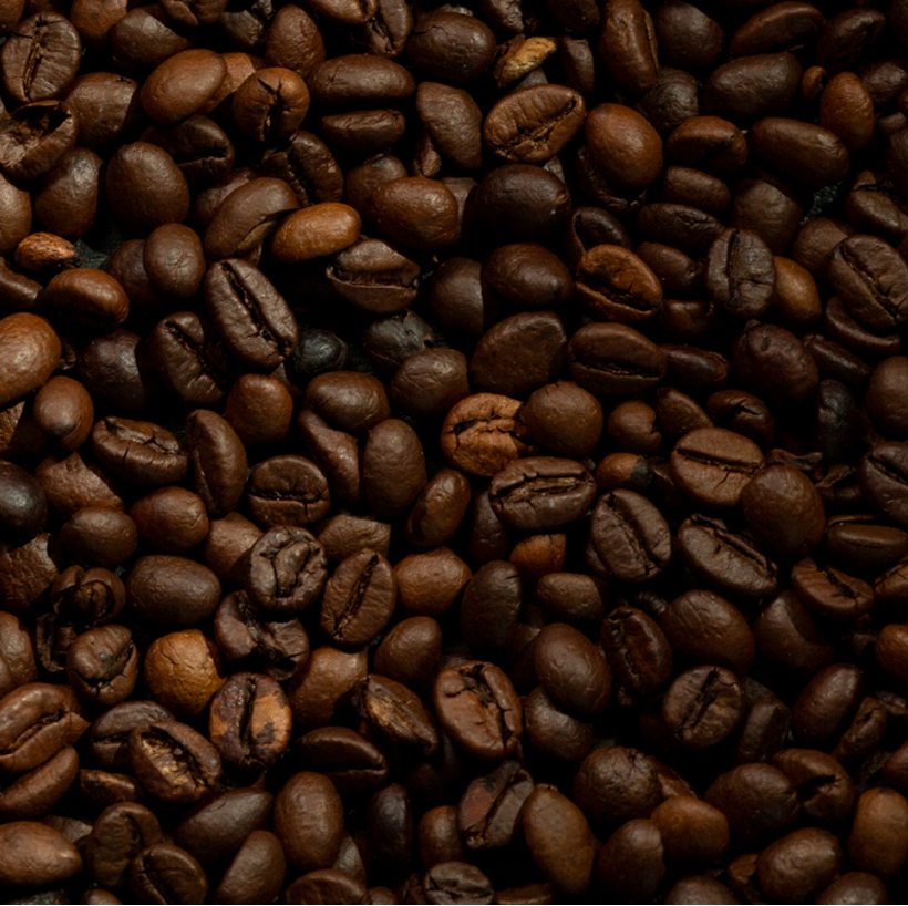 Roasted coffee beans