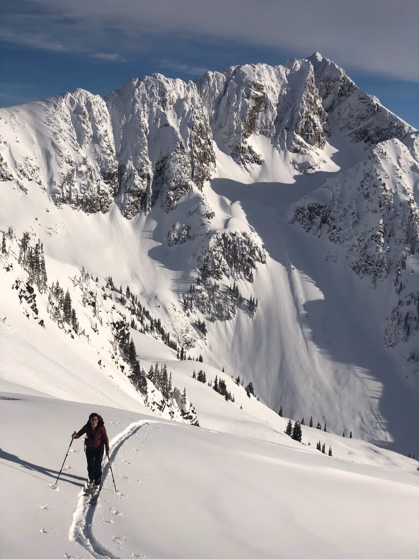 volcano lliama, ski mountaineering chile, guided trip