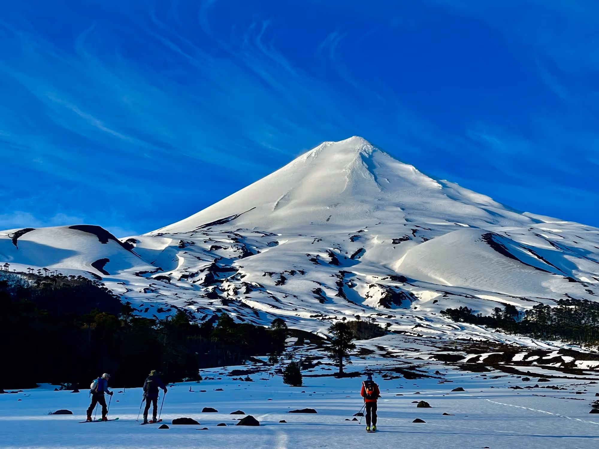 volcano ski mountaineering