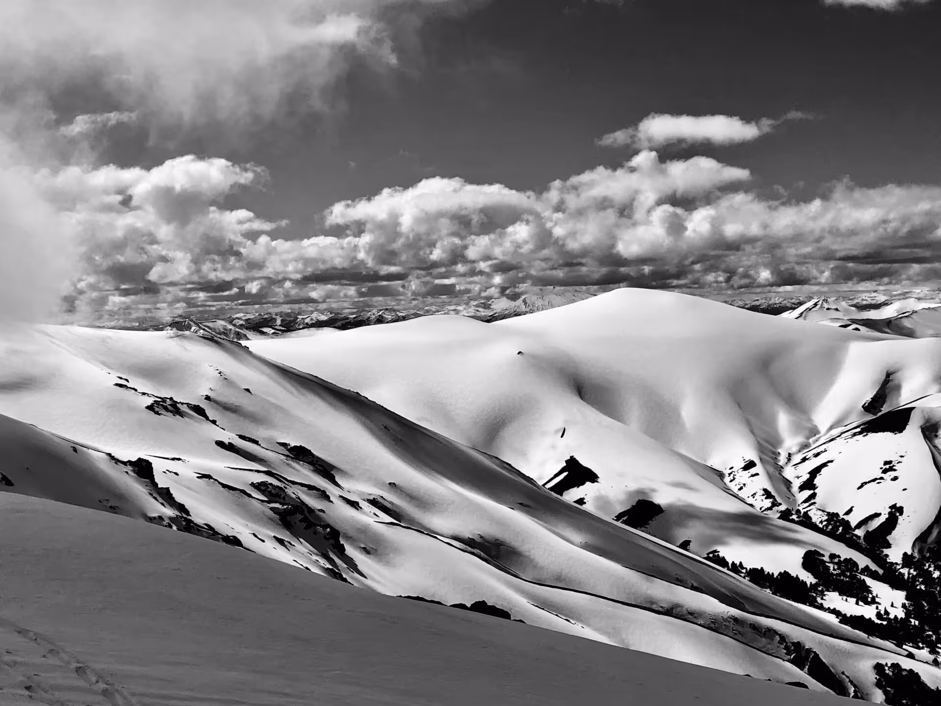 ski touring chile, guided volcano skiing