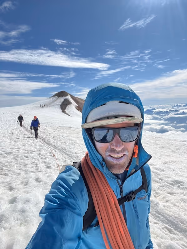 summit plateau of mt baker
