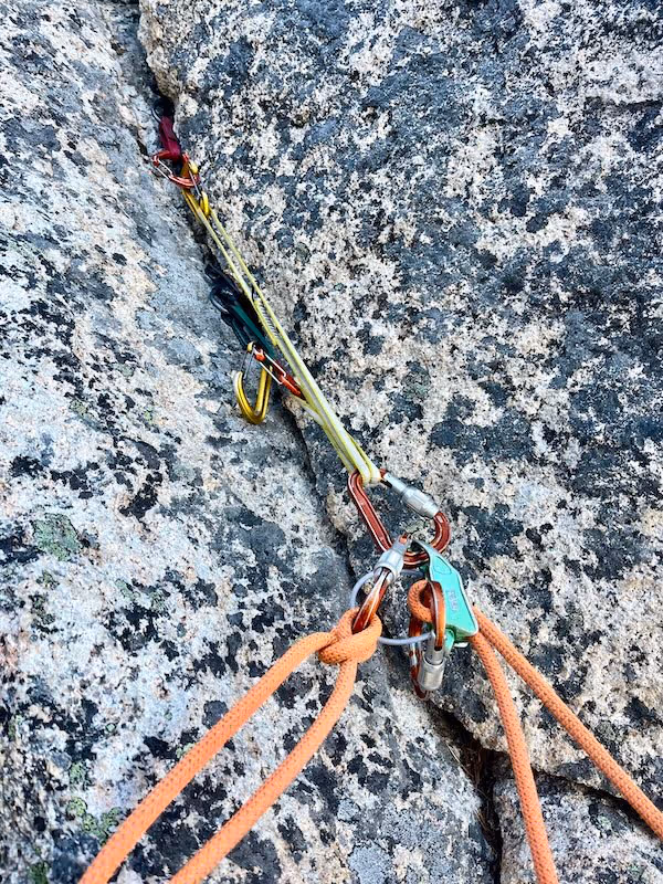 trad climbing course