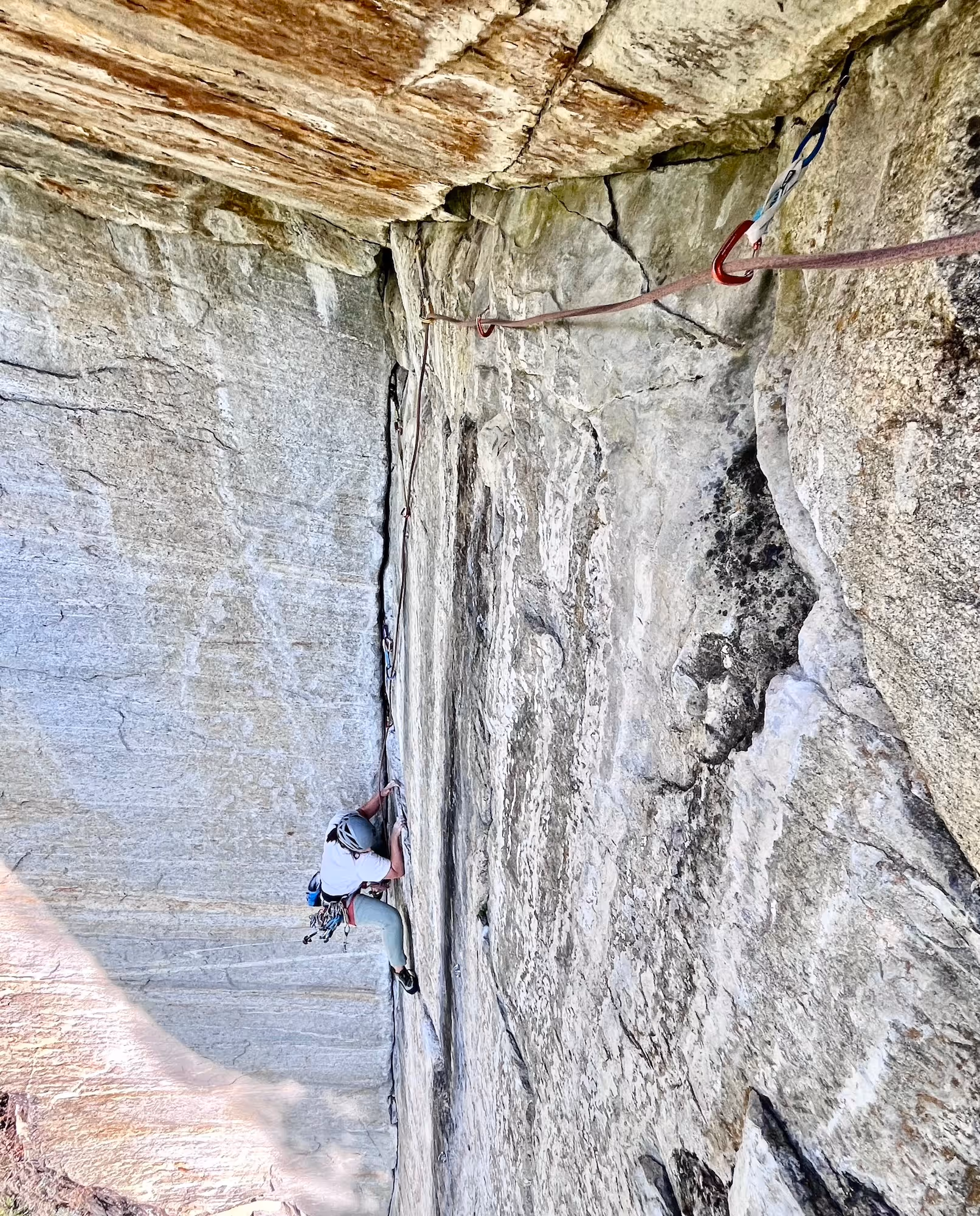 rock climbing