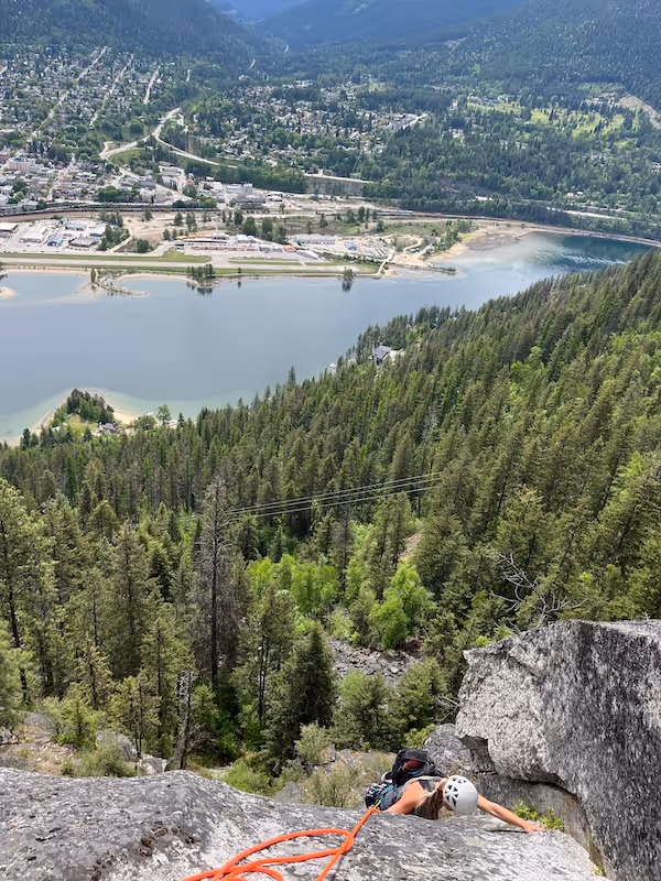 multi-pitch rock climbing