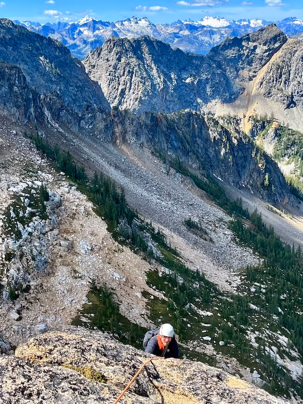 alpine rock climbing