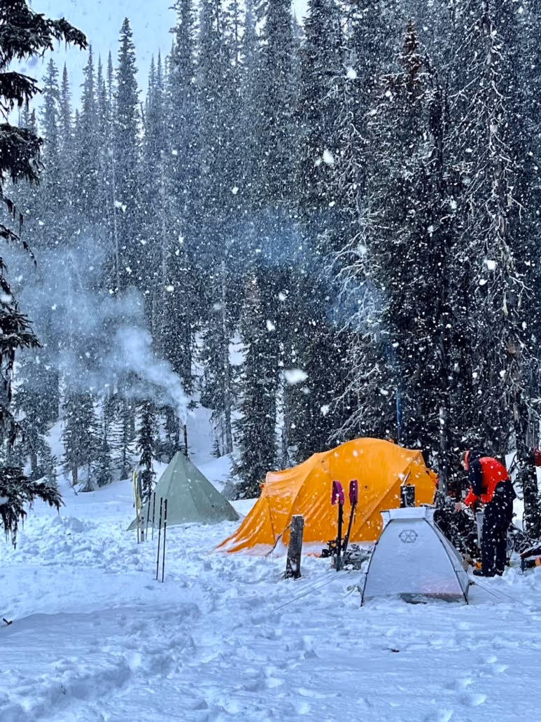 basecamp ski mountaineering