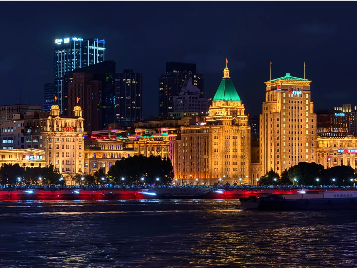 View of the Bund waterfront from Pudong, Shanghai