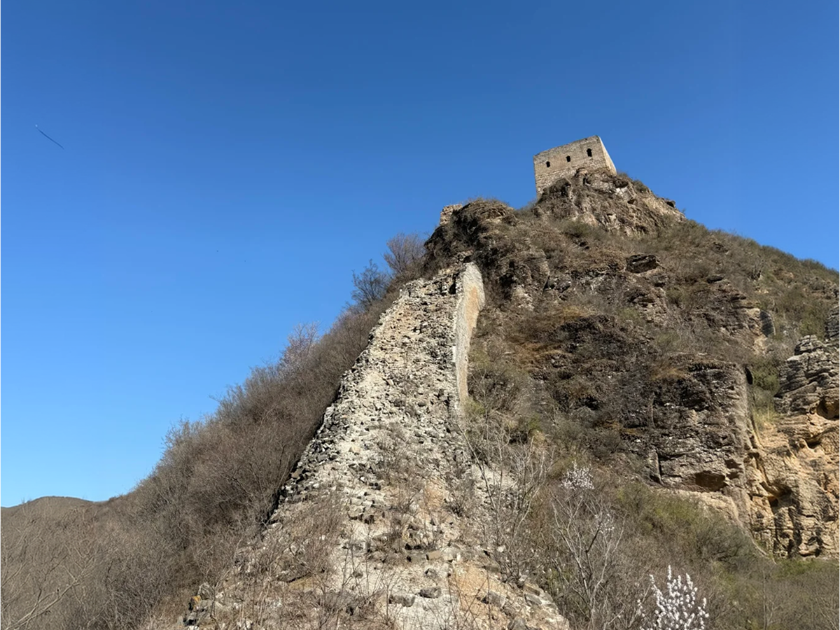 Rugged stone steps at Gubeikou Great Wall