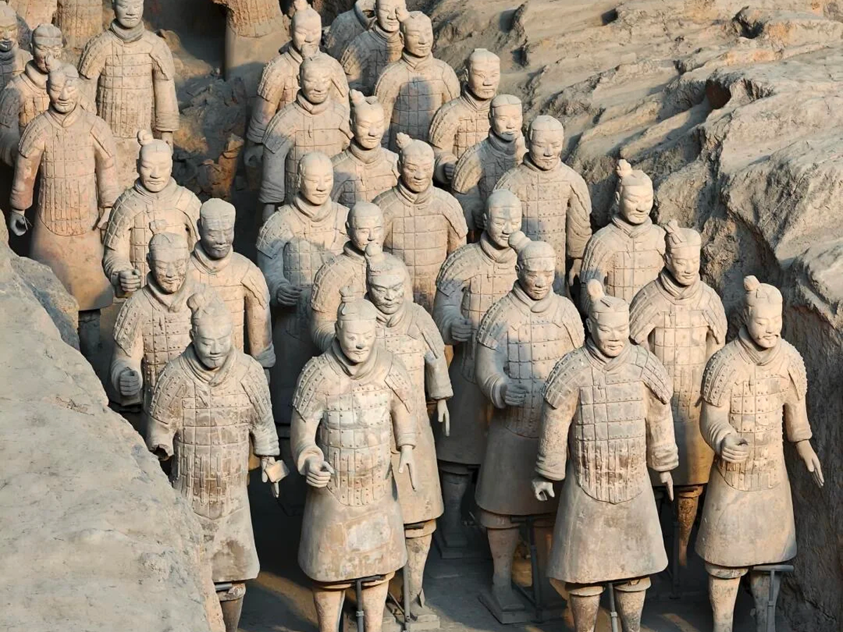 Terracotta Army in Xi'an, for pairing with the museum day