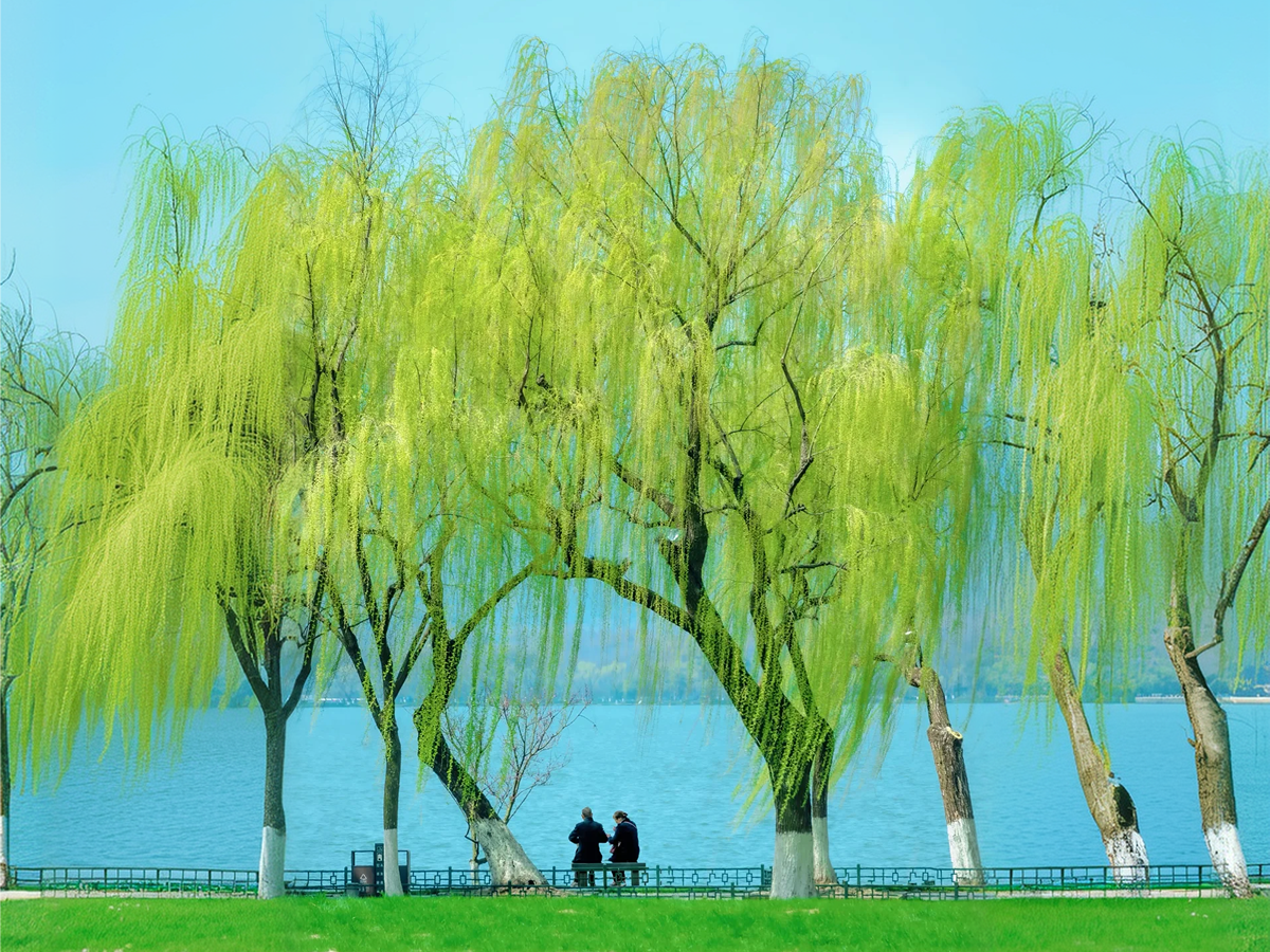 West Lake in Hangzhou on an East China route